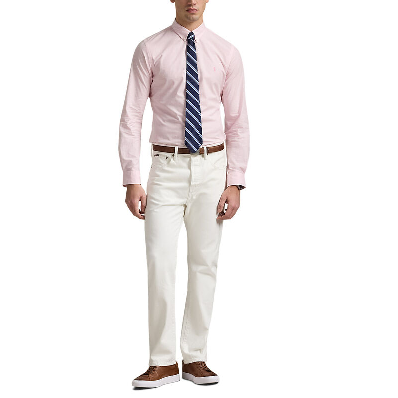 Polo Ralph Lauren Custom Fit Gingham Stretch Poplin Shirt image number 3